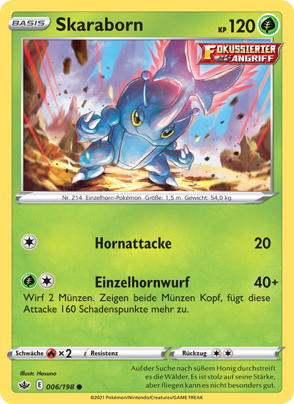 Skaraborn 6 — Chilling Reign (German Pokémon TCG card)
