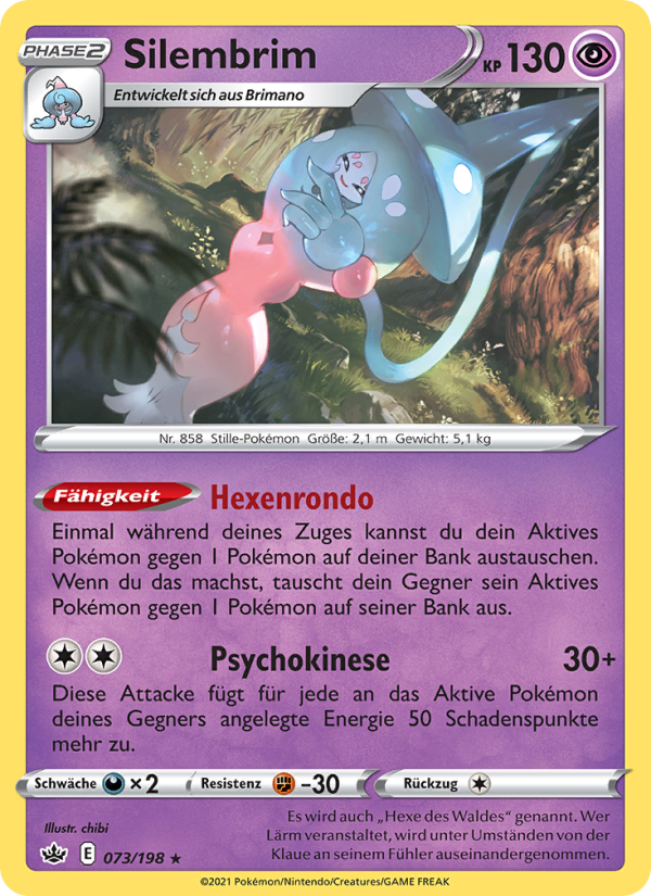 Silembrim 73 — Chilling Reign (German Pokémon TCG card)