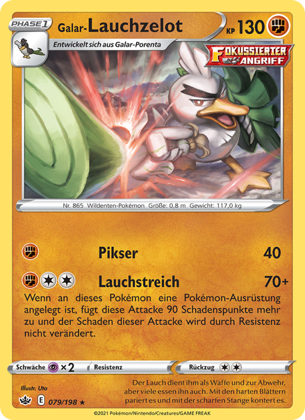 Galar-Lauchzelot 79 — Chilling Reign (German Pokémon TCG card)