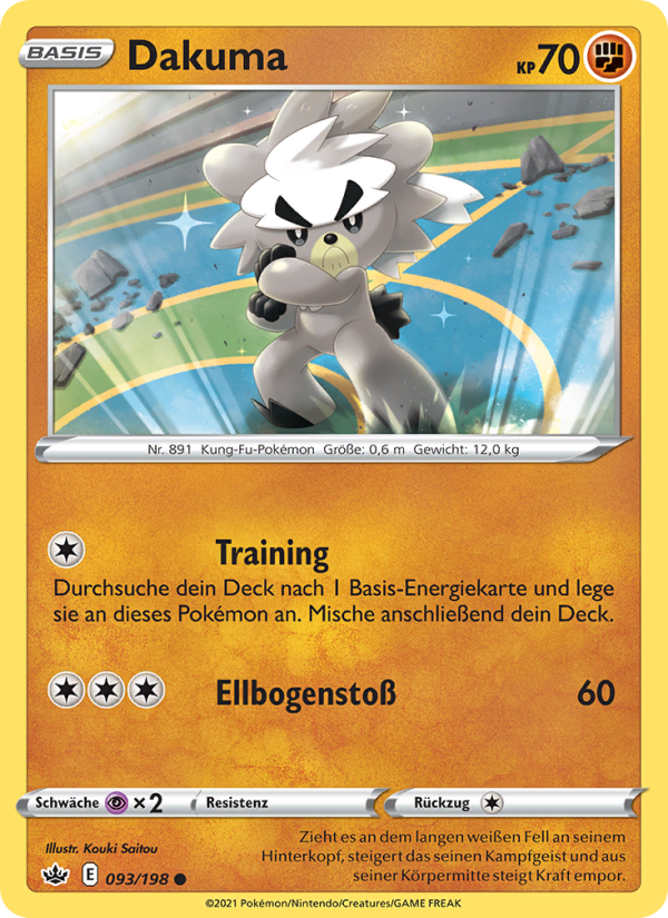Dakuma 93 — Chilling Reign (German Pokémon TCG card)