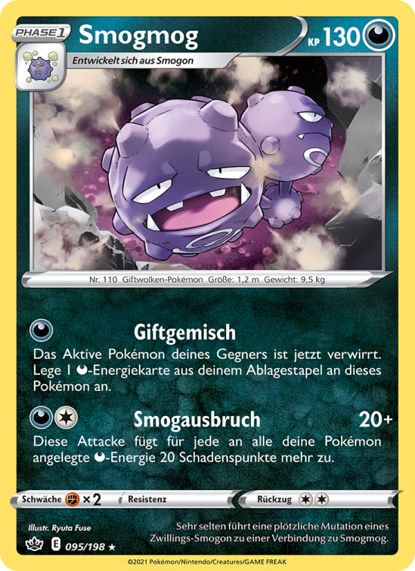 Smogmog 95 — Chilling Reign (German Pokémon TCG card)