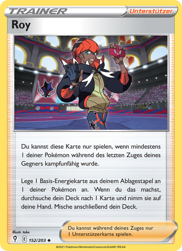 Roy 152 — Evolving Skies (German Pokémon TCG card)