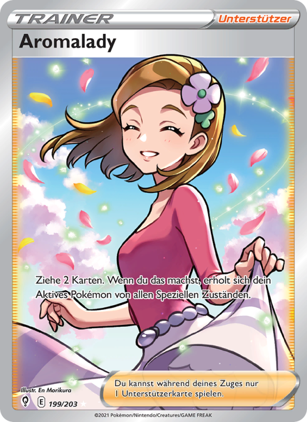 Aromalady 199 — Evolving Skies (German Pokémon TCG card)