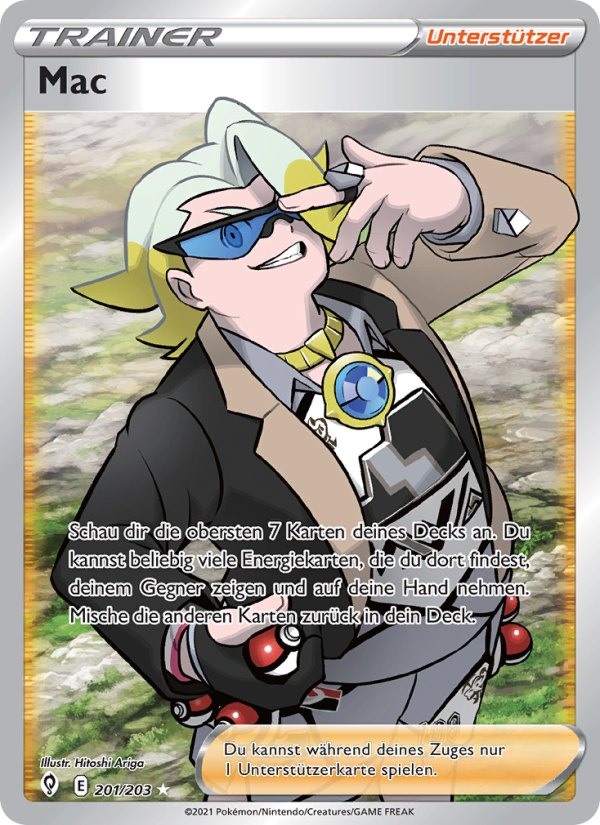 Mac 201 — Evolving Skies (German Pokémon TCG card)