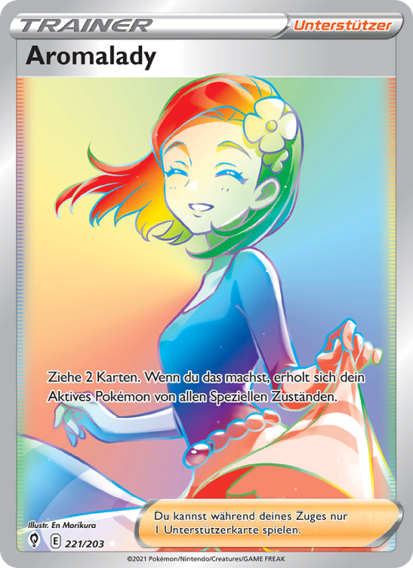 Aromalady 221 — Evolving Skies (German Pokémon TCG card)