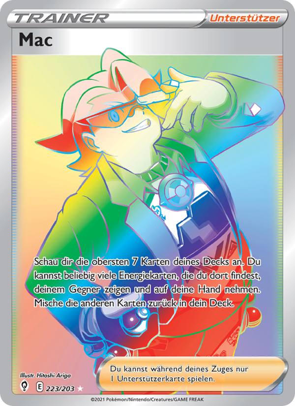 Mac 223 — Evolving Skies (German Pokémon TCG card)