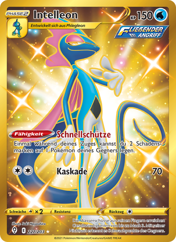 Intelleon 227 — Evolving Skies (German Pokémon TCG card)