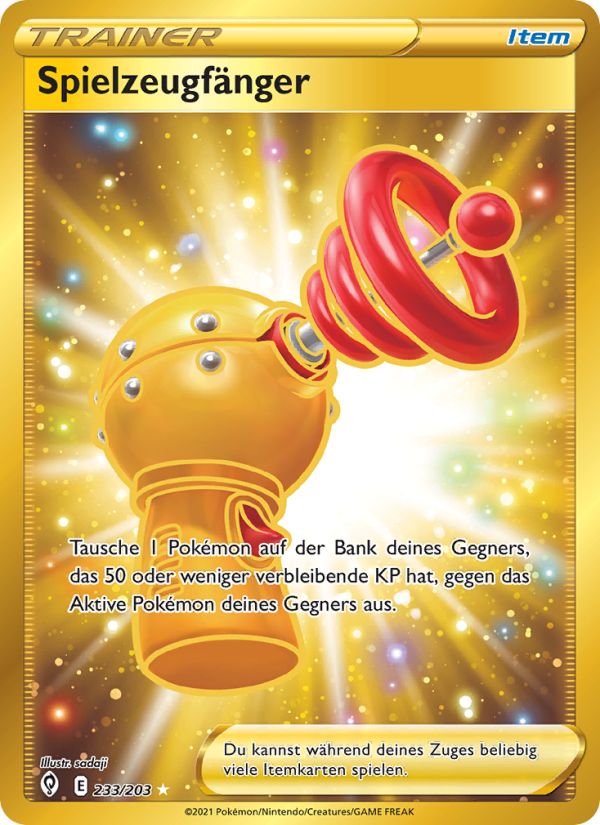 Spielzeugfänger 233 — Evolving Skies (German Pokémon TCG card)