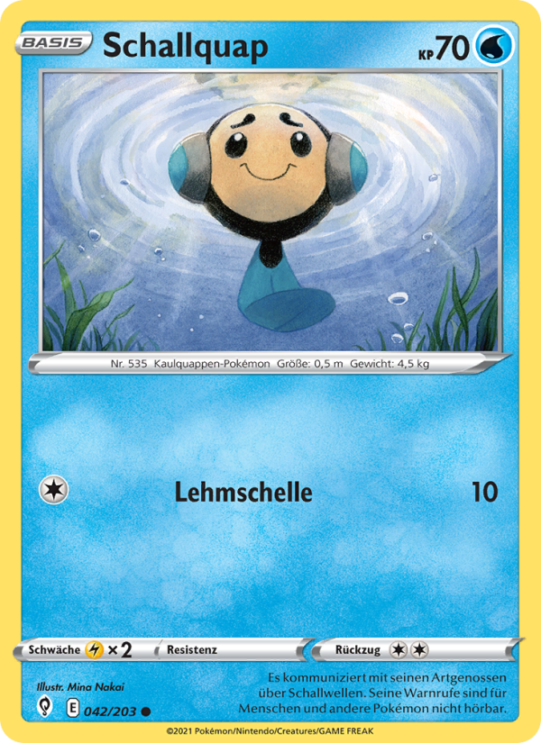 Schallquap 42 — Evolving Skies (German Pokémon TCG card)