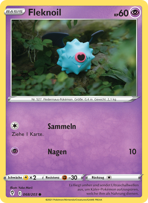 Fleknoil 68 — Evolving Skies (German Pokémon TCG card)