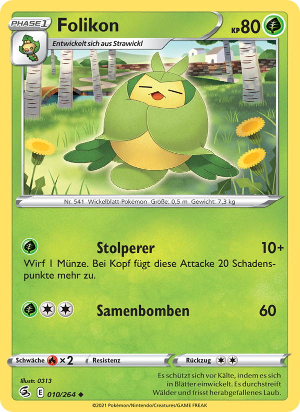 Folikon 10 — Fusion Strike (German Pokémon TCG card)