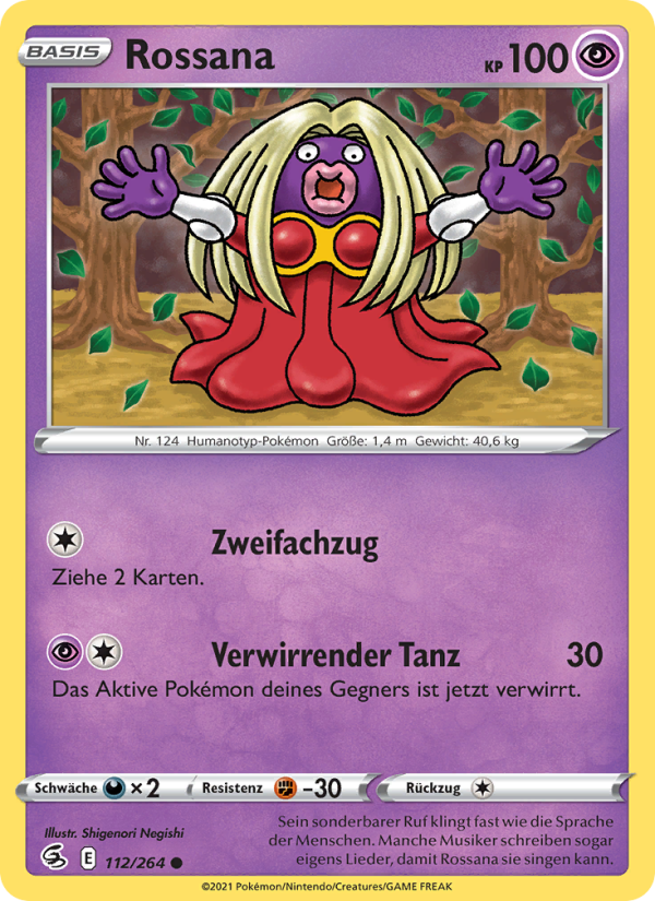 Rossana 112 — Fusion Strike (German Pokémon TCG card)