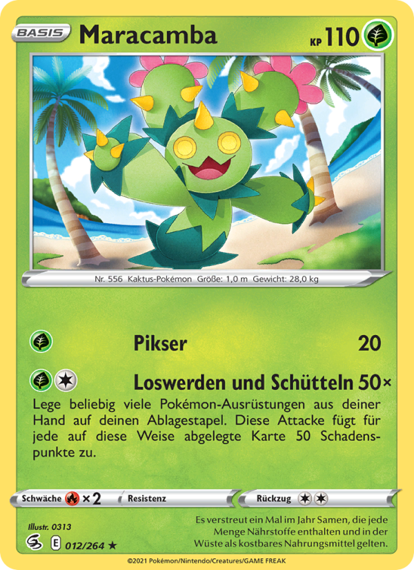 Maracamba 12 — Fusion Strike (German Pokémon TCG card)