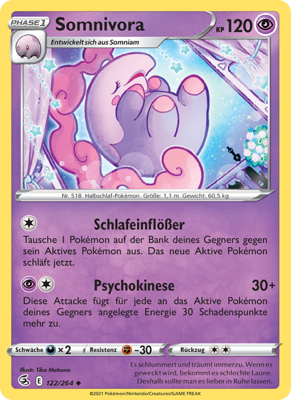 Somnivora 122 — Fusion Strike (German Pokémon TCG card)