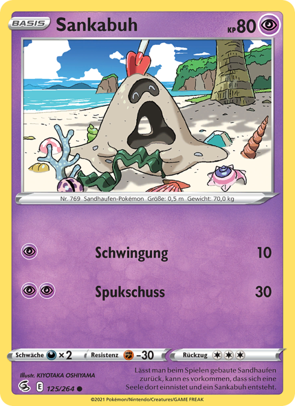 Sankabuh 125 — Fusion Strike (German Pokémon TCG card)