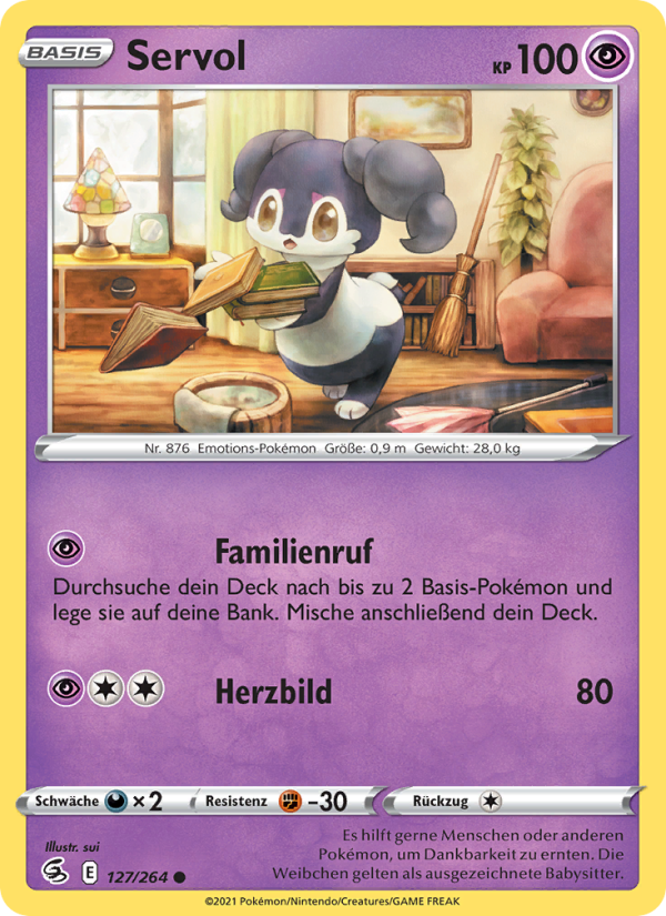 Servol 127 — Fusion Strike (German Pokémon TCG card)