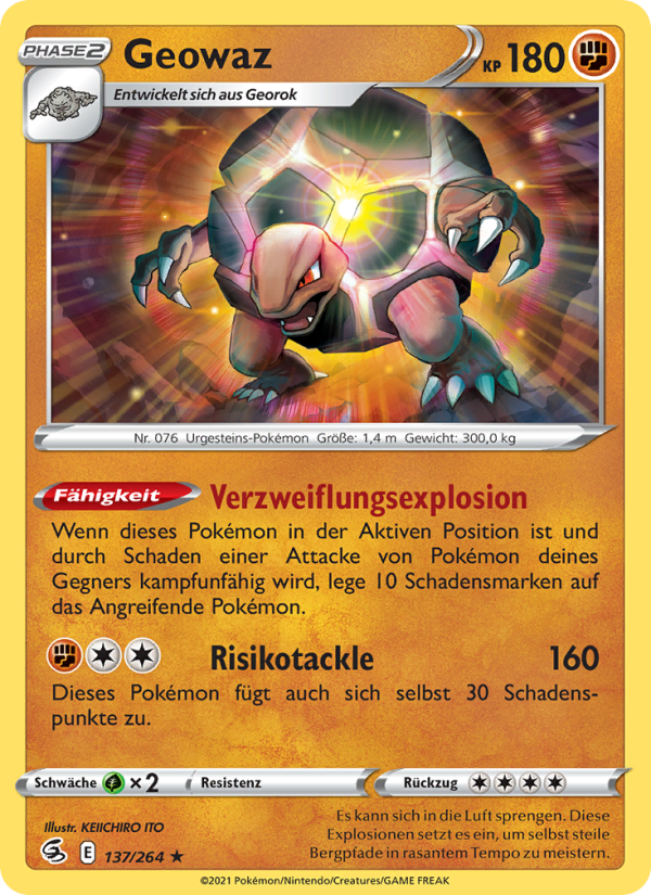 Geowaz 137 — Fusion Strike (German Pokémon TCG card)