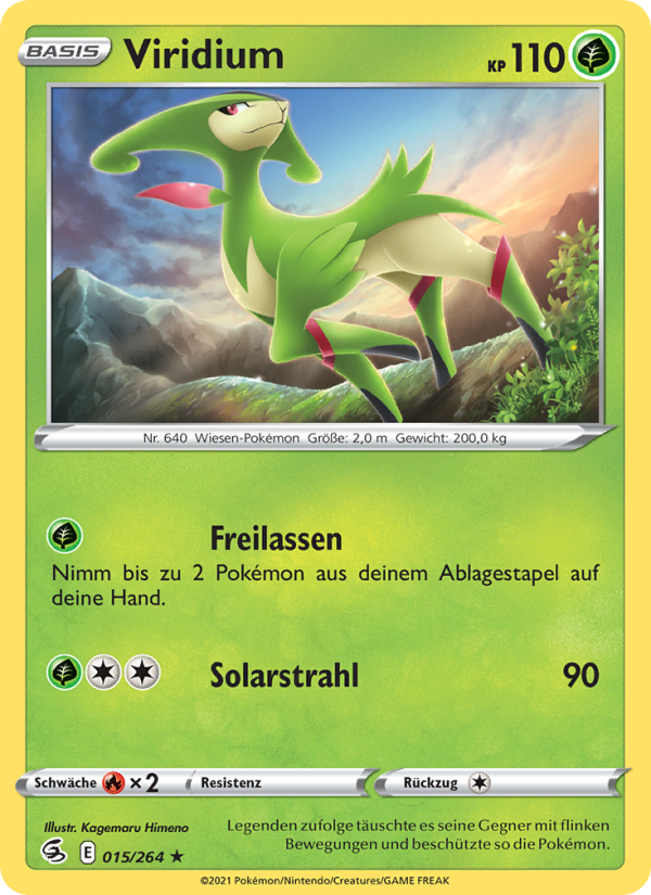 Viridium 15 — Fusion Strike (German Pokémon TCG card)