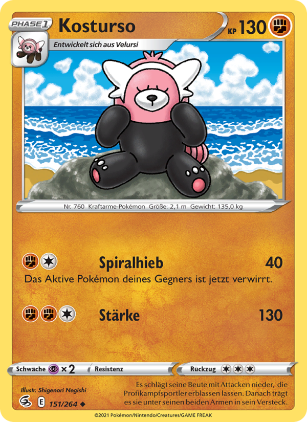 Kosturso 151 — Fusion Strike (German Pokémon TCG card)