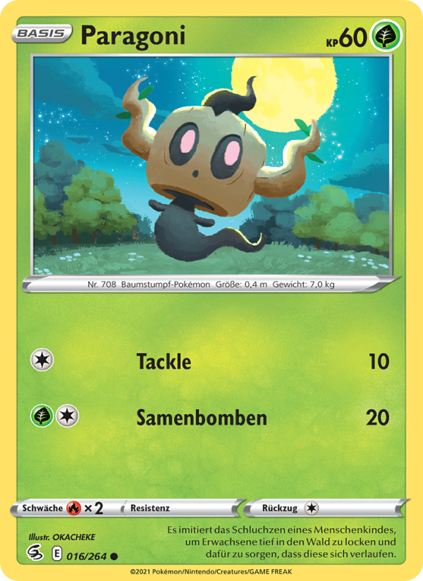Paragoni 16 — Fusion Strike (German Pokémon TCG card)