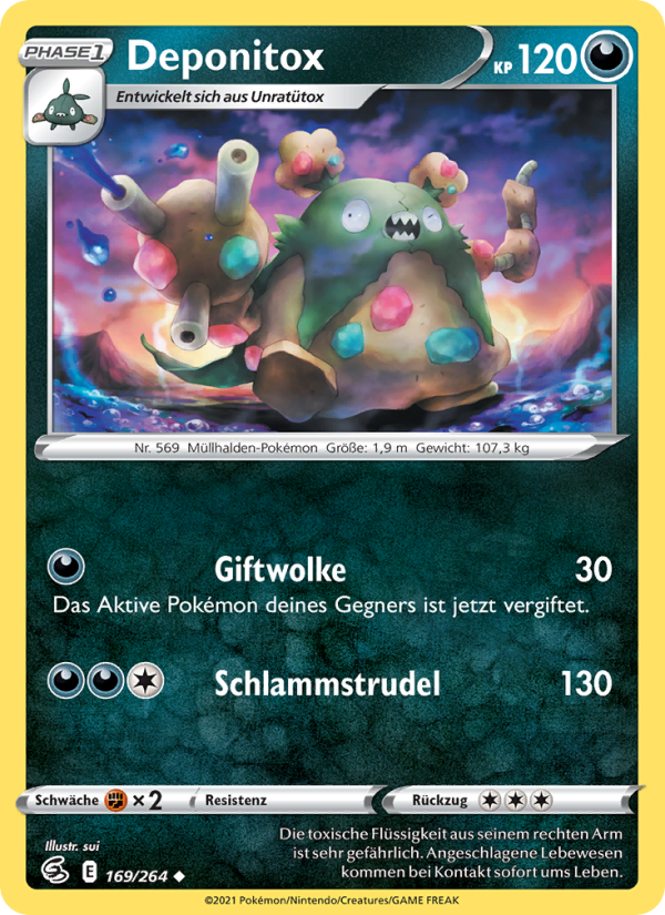 Deponitox 169 — Fusion Strike (German Pokémon TCG card)