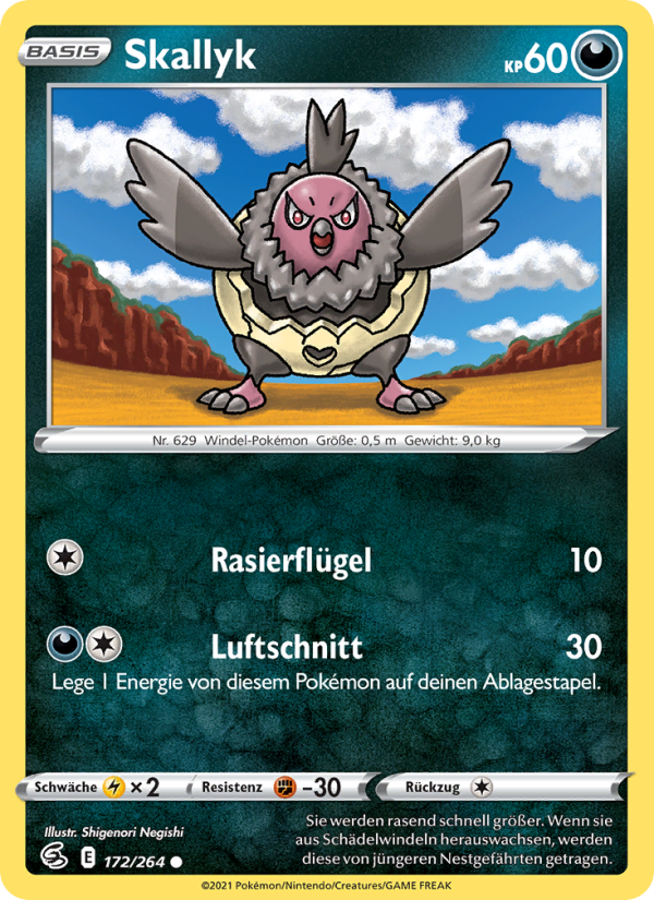 Skallyk 172 — Fusion Strike (German Pokémon TCG card)