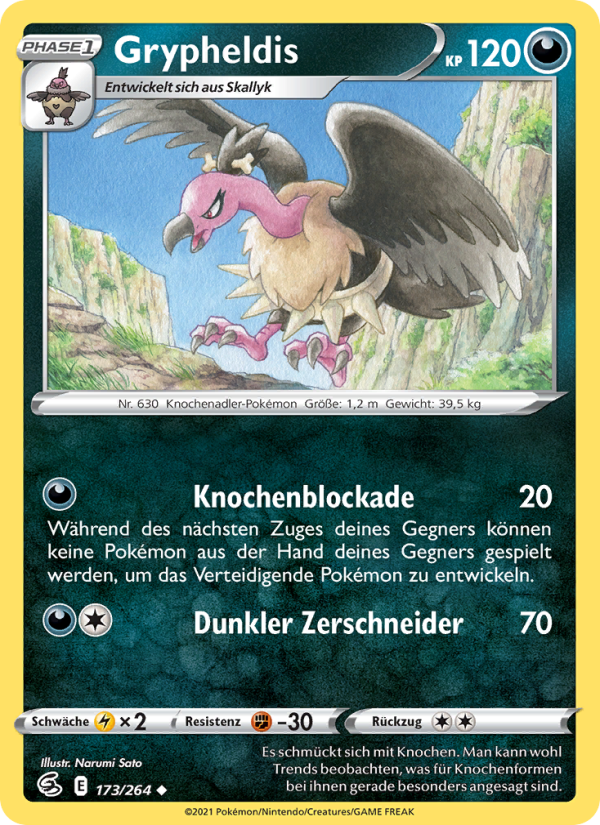 Grypheldis 173 — Fusion Strike (German Pokémon TCG card)