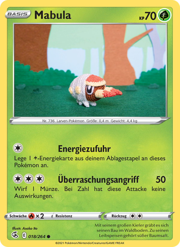 Mabula 18 — Fusion Strike (German Pokémon TCG card)