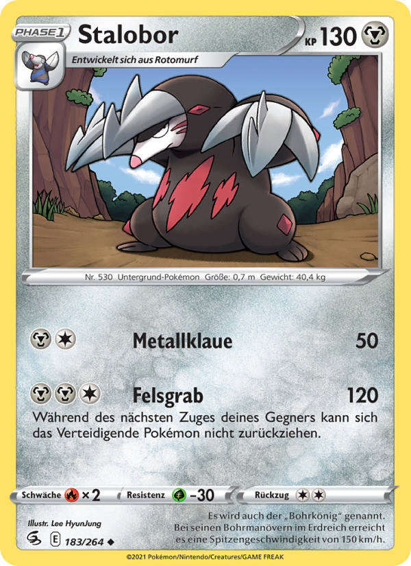 Stalobor 183 — Fusion Strike (German Pokémon TCG card)