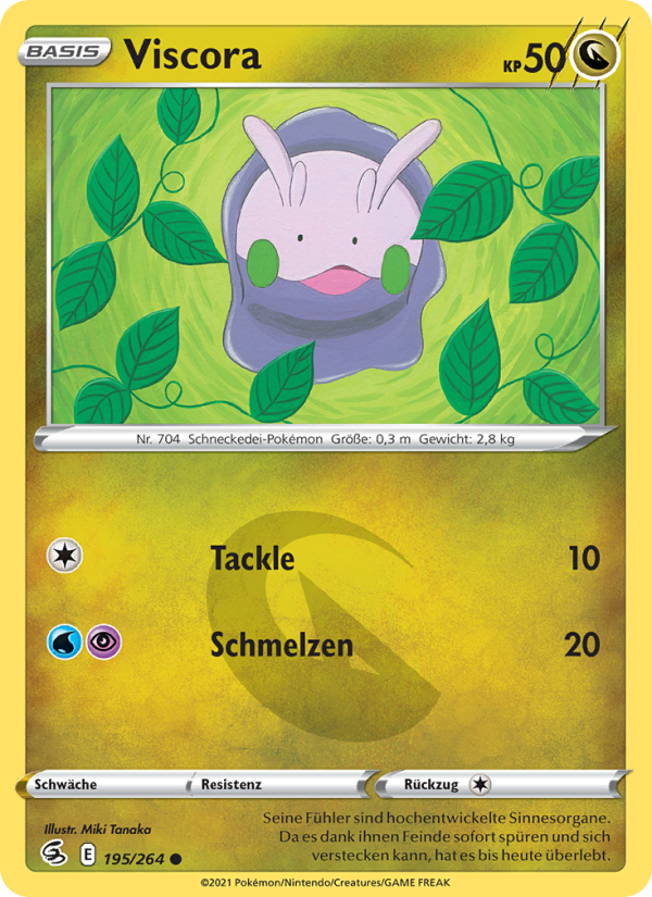 Viscora 195 — Fusion Strike (German Pokémon TCG card)