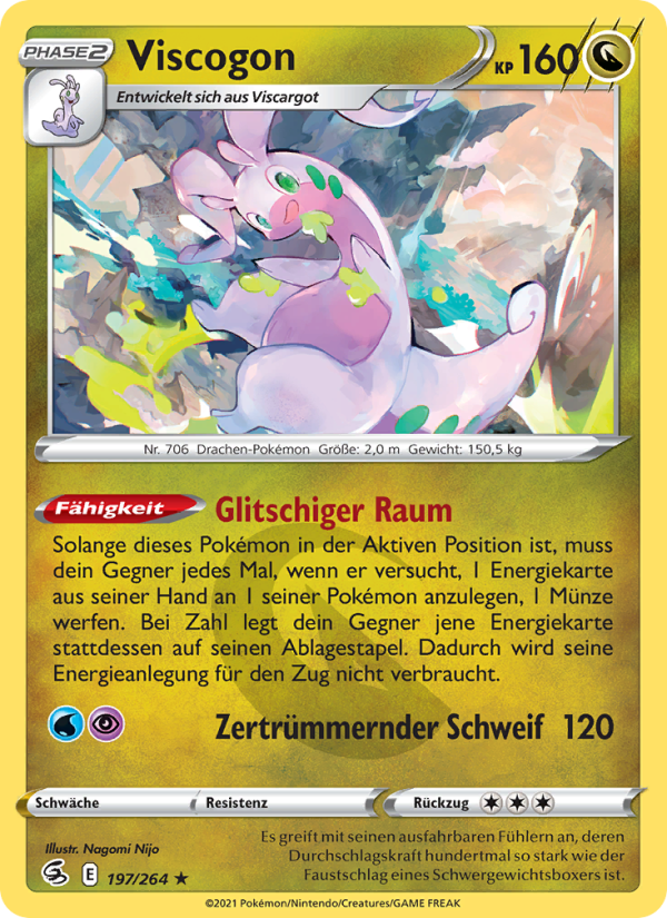 Viscogon 197 — Fusion Strike (German Pokémon TCG card)