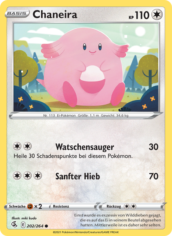 Chaneira 202 — Fusion Strike (German Pokémon TCG card)