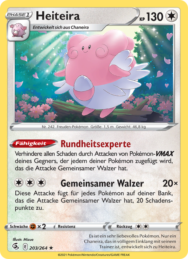 Heiteira 203 — Fusion Strike (German Pokémon TCG card)