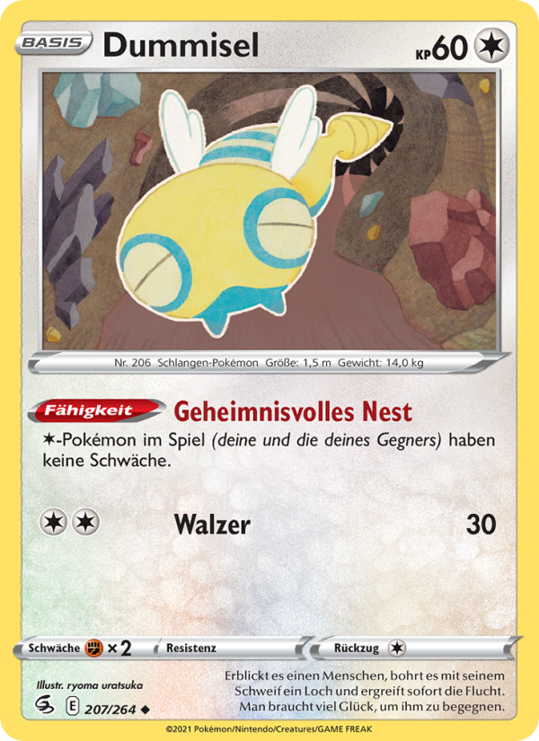 Dummisel 207 — Fusion Strike (German Pokémon TCG card)