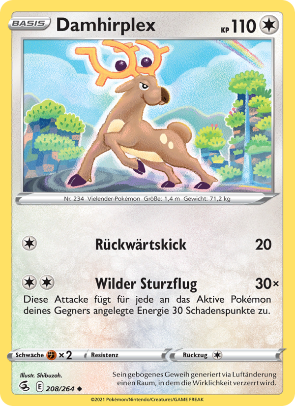 Damhirplex 208 — Fusion Strike (German Pokémon TCG card)