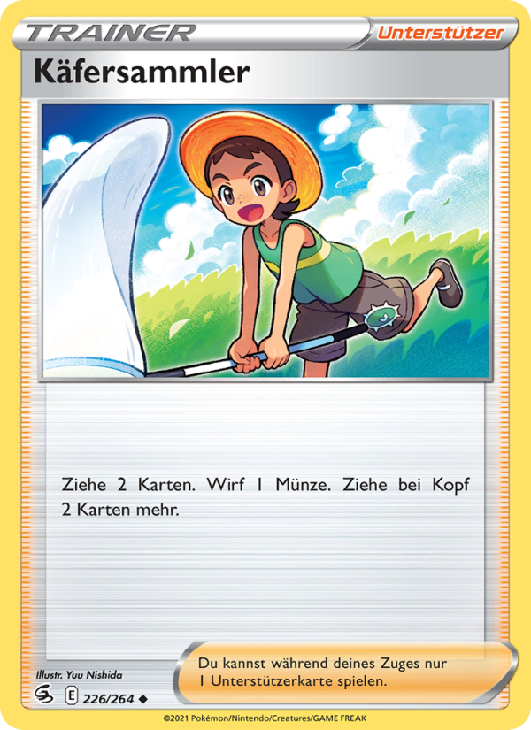 Käfersammler 226 — Fusion Strike (German Pokémon TCG card)