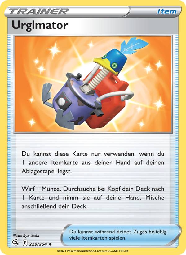 Urglmator 229 — Fusion Strike (German Pokémon TCG card)