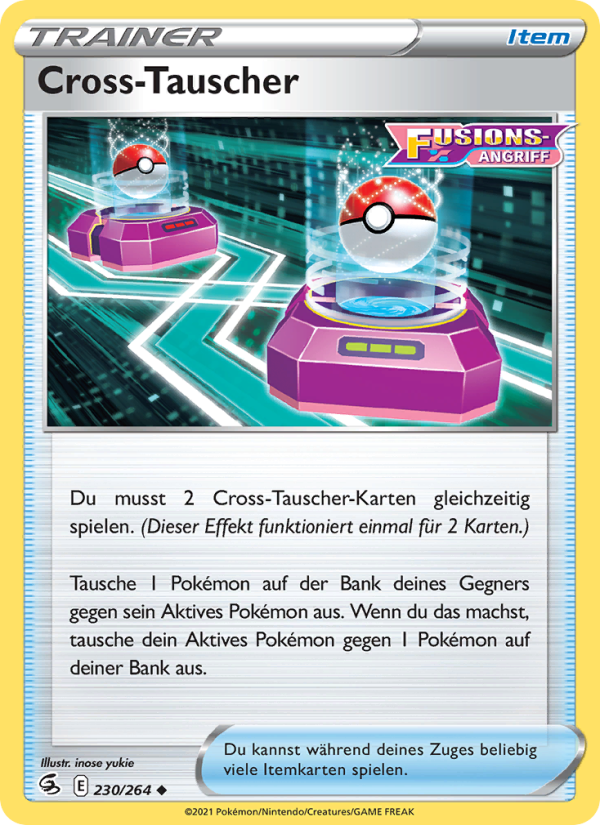 Cross-Tauscher 230 — Fusion Strike (German Pokémon TCG card)