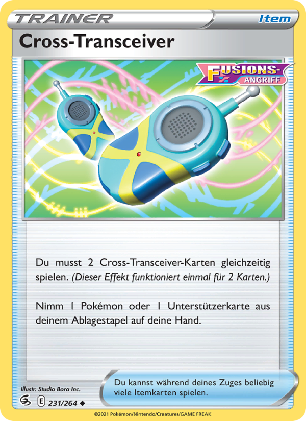 Cross-Transceiver 231 — Fusion Strike (German Pokémon TCG card)