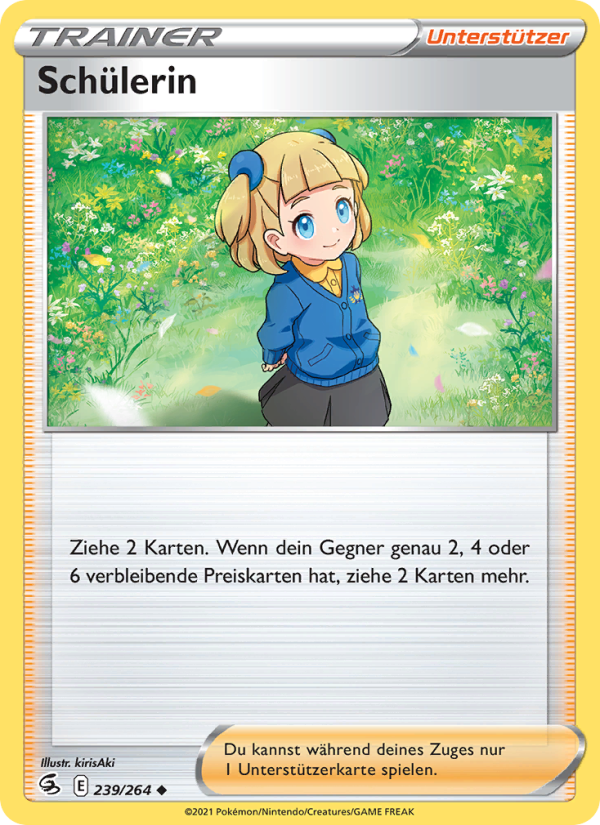 Schülerin 239 — Fusion Strike (German Pokémon TCG card)