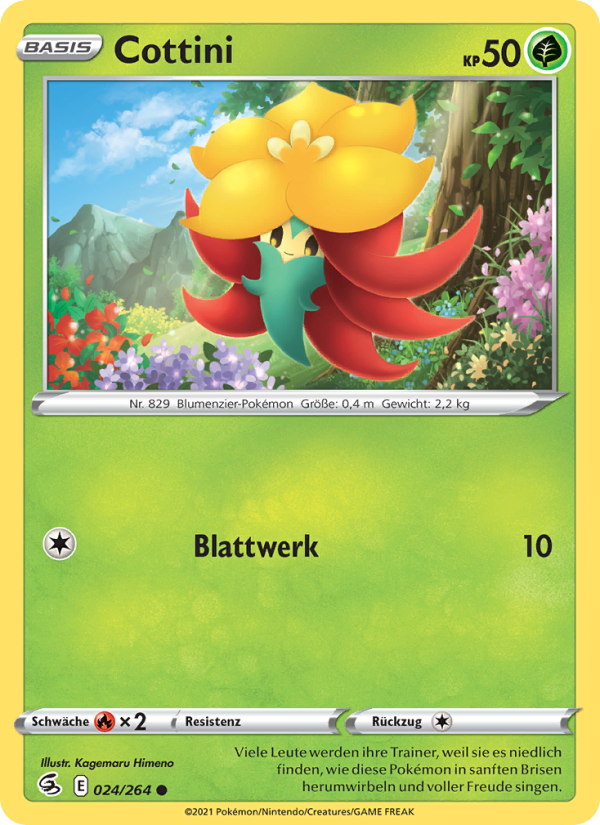 Cottini 24 — Fusion Strike (German Pokémon TCG card)