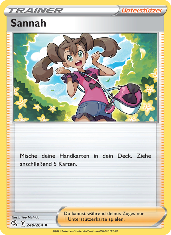 Sannah 240 — Fusion Strike (German Pokémon TCG card)
