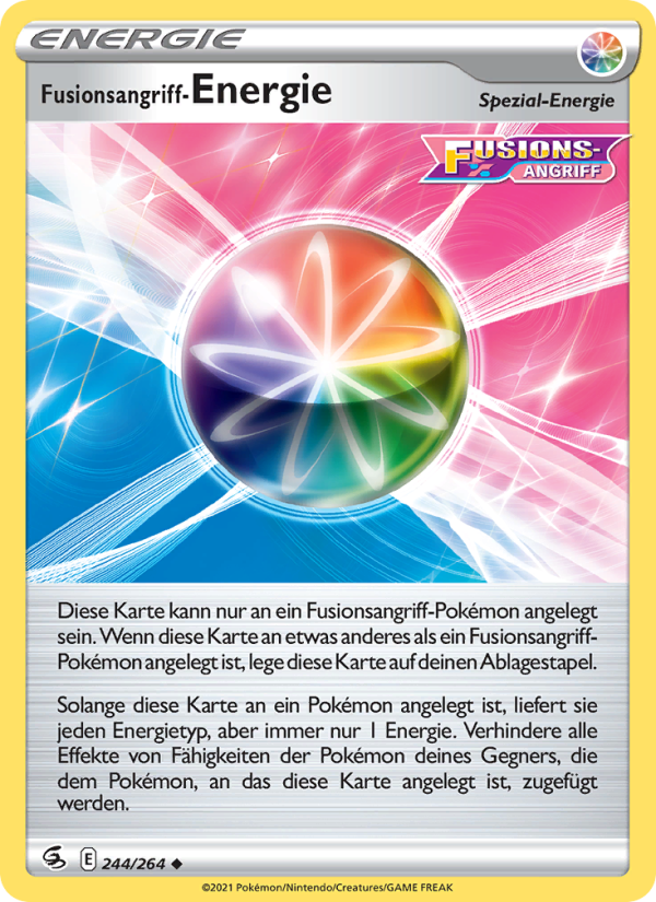 Fusionsangriff-Energie 244 — Fusion Strike (German Pokémon TCG card)