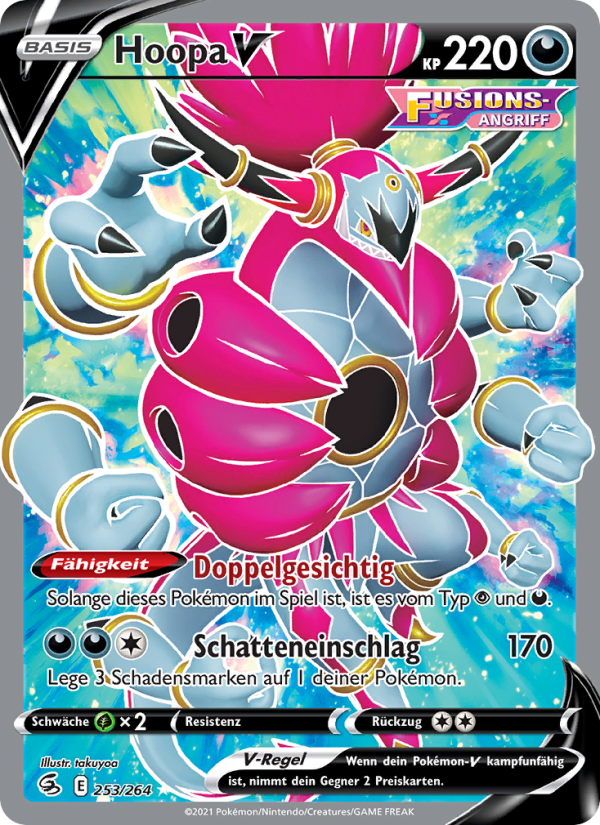 Hoopa V 253 — Fusion Strike (German Pokémon TCG card)