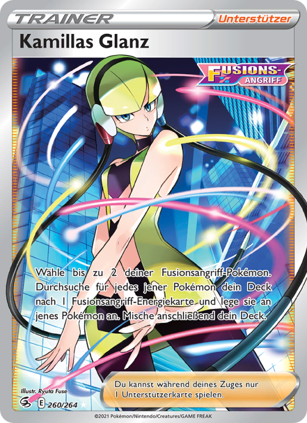 Kamillas Glanz 260 — Fusion Strike (German Pokémon TCG card)