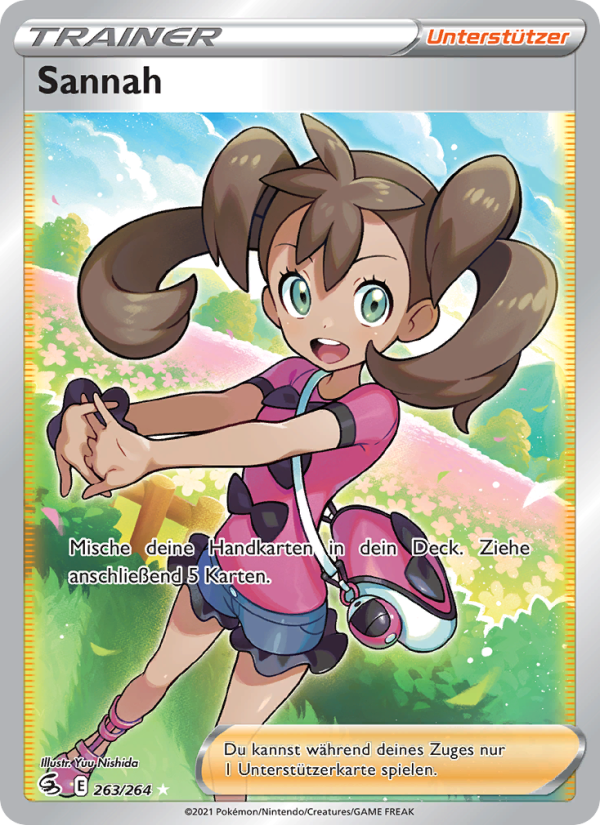 Sannah 263 — Fusion Strike (German Pokémon TCG card)