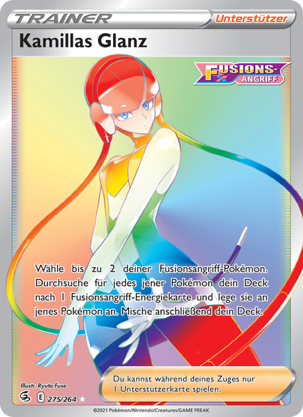 Kamillas Glanz 275 — Fusion Strike (German Pokémon TCG card)