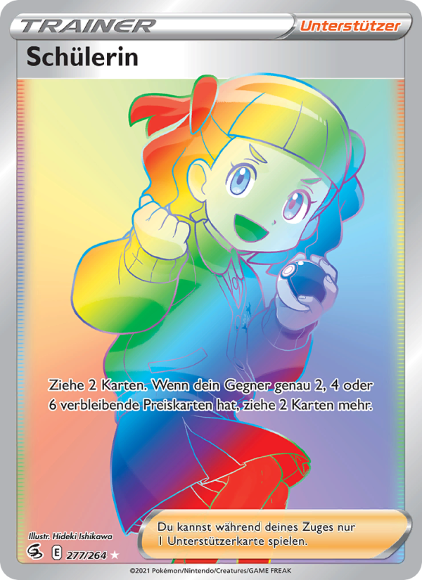 Schülerin 277 — Fusion Strike (German Pokémon TCG card)