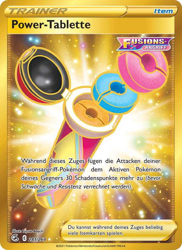 Power-Tablette 281 — Fusion Strike (German Pokémon TCG card)