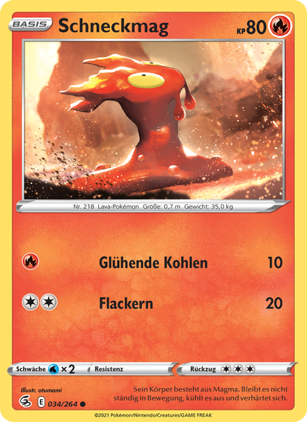 Schneckmag 34 — Fusion Strike (German Pokémon TCG card)